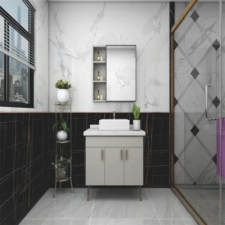 Tủ Phòng Tắm Bằng Nhôm