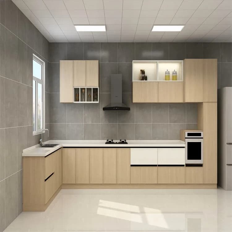 Tủ Bếp Nhôm Chữ L