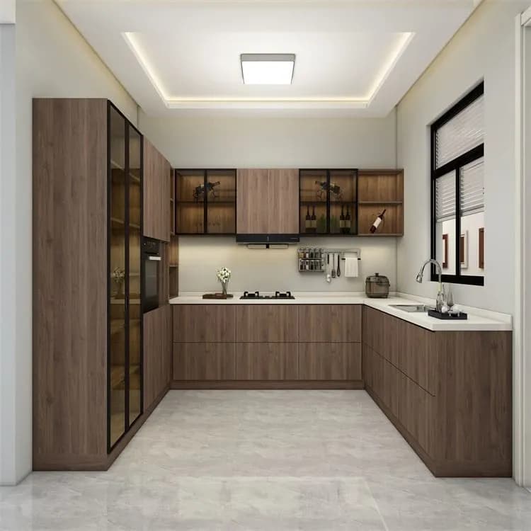 Tủ Bếp Nhôm Chữ U